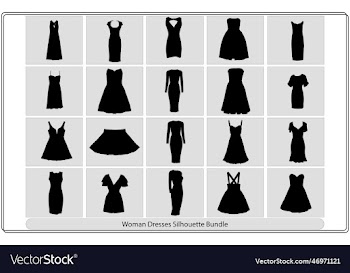 woman dresses silhouette
