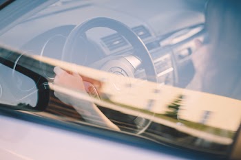 Woman driving