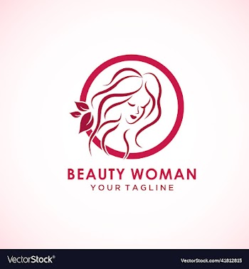woman face logo design template image