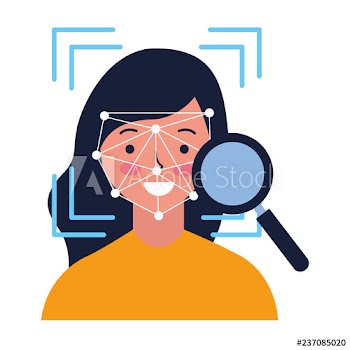 woman face scan