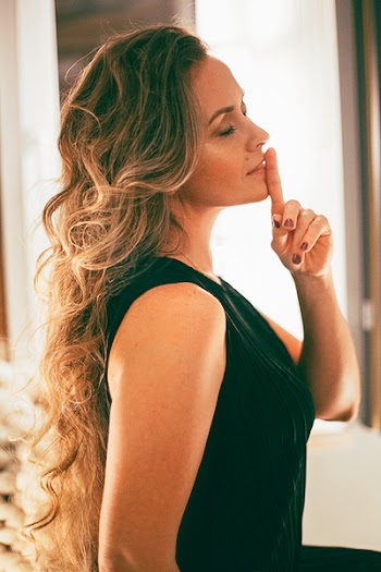 Woman Facing Right Side