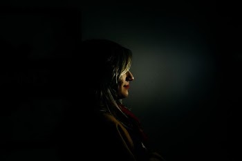 woman facing sideways