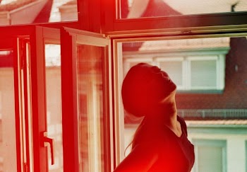 woman facing sideways