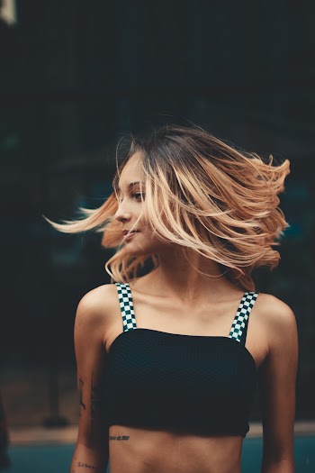 Woman Facing Sideways