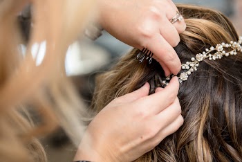 Woman Fixing Head Band