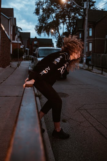 Woman Flipping Her Hair