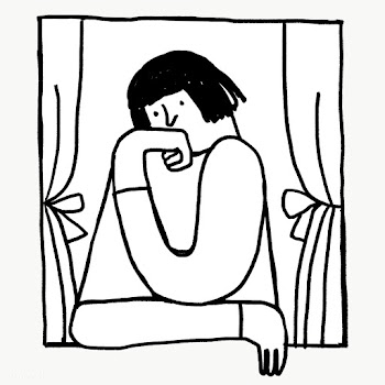 Woman getting bored during coronavirus quarantine element transparent .. | Free  transparent png - 2307401
