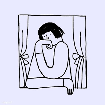 Woman getting bored during coronavirus quarantine element vector | Free  vector - 2307399