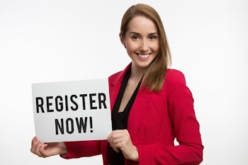 Woman, Girl, Smile, Registration, Business