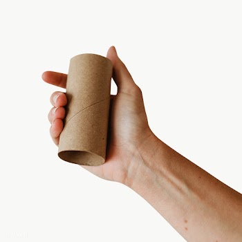 Woman holding an empty toilet paper roll during coronavirus pandemic t.. | Free  transparent png - 2311549