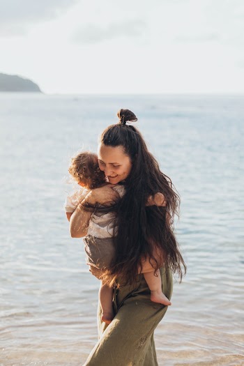 Woman Holding Baby
