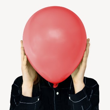 Woman holding balloon isolated image | Free PSD - rawpixel