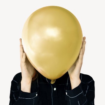 Woman holding balloon isolated image | Free PSD - rawpixel