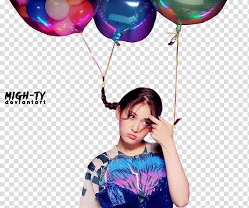 Woman holding balloons transparent background PNG clipart