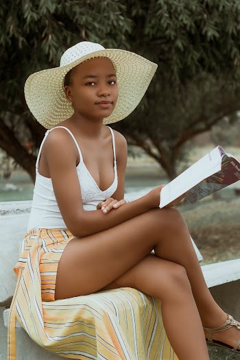 Woman Holding Book