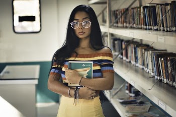 Woman Holding Book