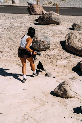 Woman Holding Camera