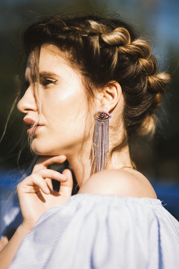 Woman Holding Chin