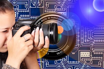 Woman Holding Dslr Camera