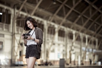 Woman Holding Dslr Camera