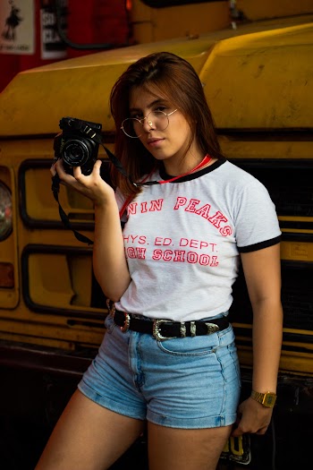 Woman Holding Dslr Camera