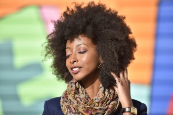 Woman Holding Her Hair