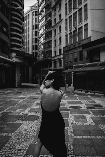 Woman Holding Her Hair