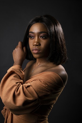 Woman Holding Her Hair