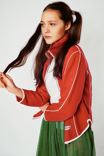 Woman Holding Her Hair