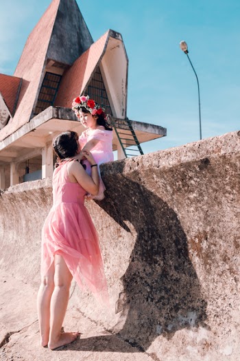 Woman Holding Here Daughter