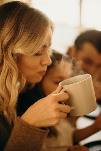 Woman Holding Mug