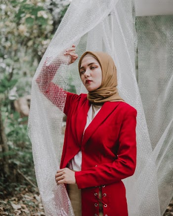 Woman Holding Plastic Bubble Wrap