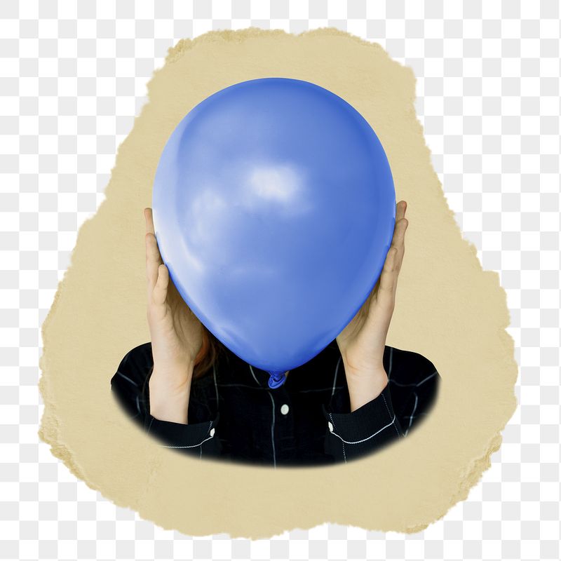 Woman holding png balloon sticker, | Free PNG - rawpixel