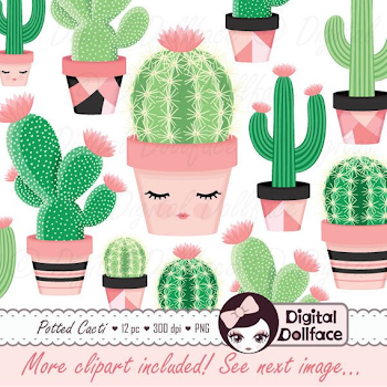 Woman Holding Potted Cactus Clipart & Clip Art Images #22283 ...