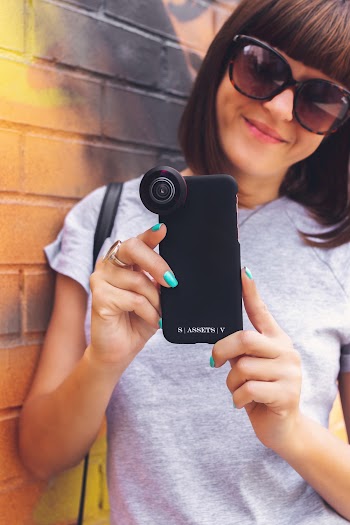 Woman Holding Smartphone