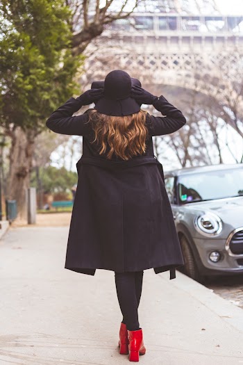 Woman Holding Sun Hat 