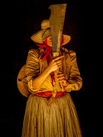 Woman Holding Sword