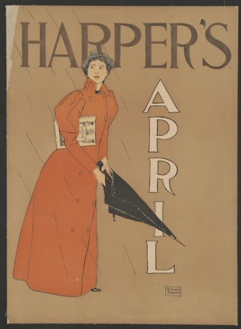 Woman holding umbrella (1894) print | Free Photo - rawpixel