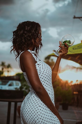 Woman Holding Wine Glass