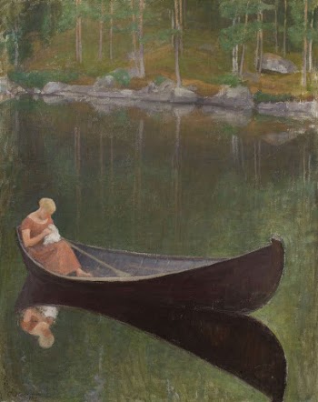 Woman in a boat, 1924, | Free Photo - rawpixel