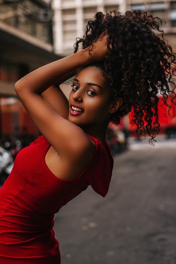 Woman In A Red Dress