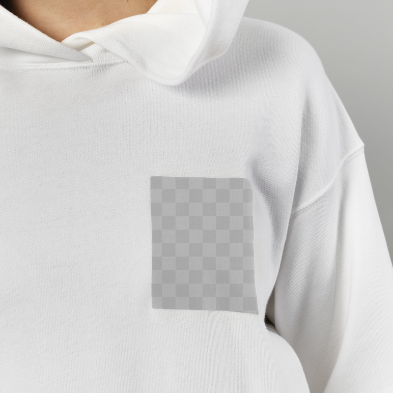 Woman in a white hoodie | Free PNG - rawpixel