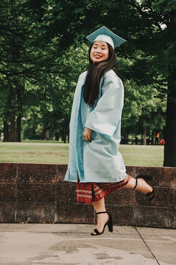 Woman in Academic Gown