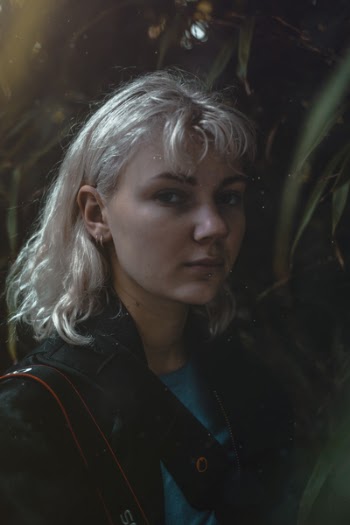 Woman in Black Jacket