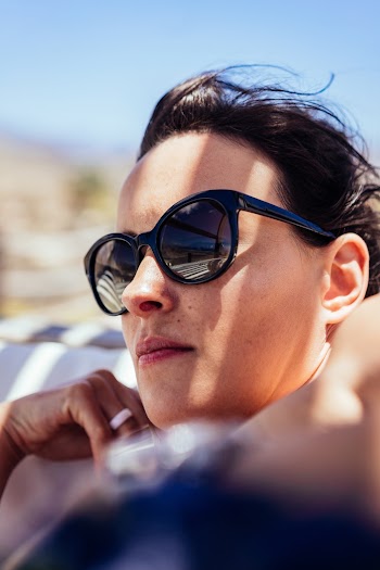 Woman in Black Sunglasses