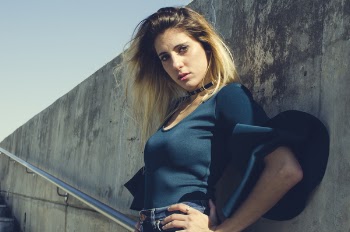 Woman in Blue Top