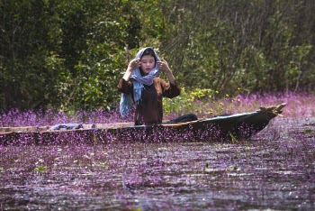 Woman in Boat
