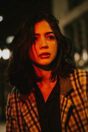Woman in Burberry Jacket