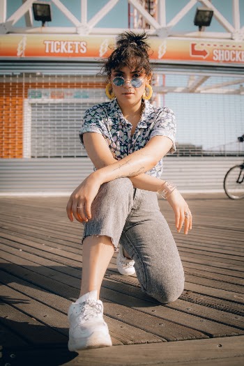 Woman In Collared Shirt