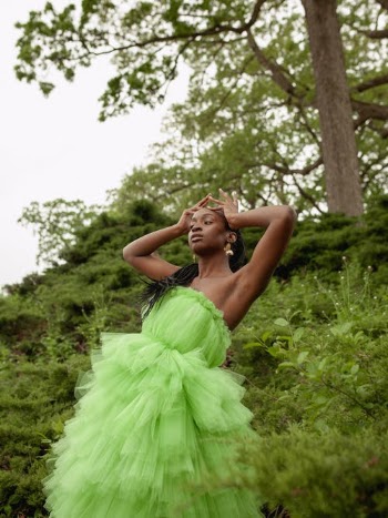 Woman in Green Dress Standing Near Tree · Free Stock Photo